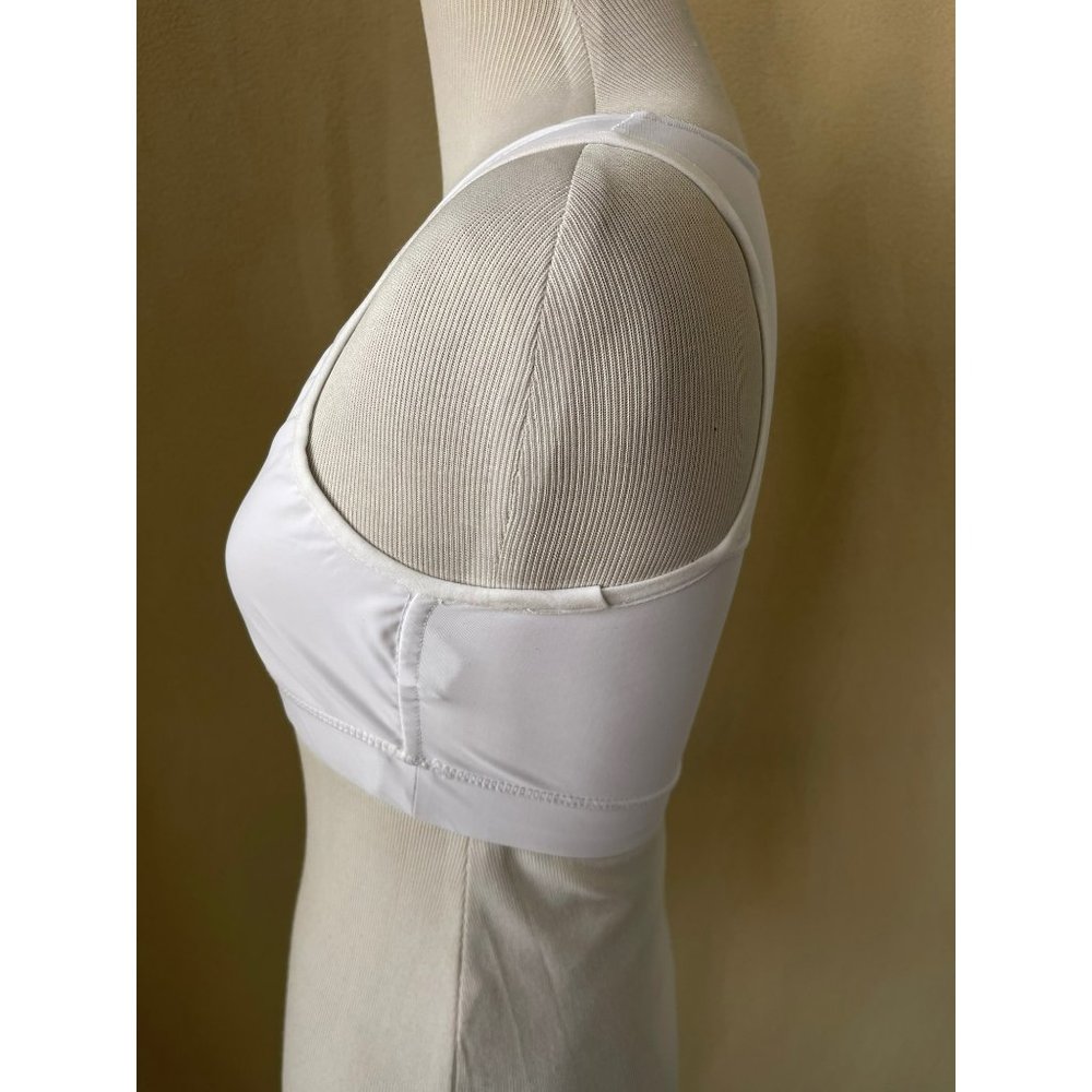 Idtswch White Mesh Back Sport Bra - Picture 3 of 11